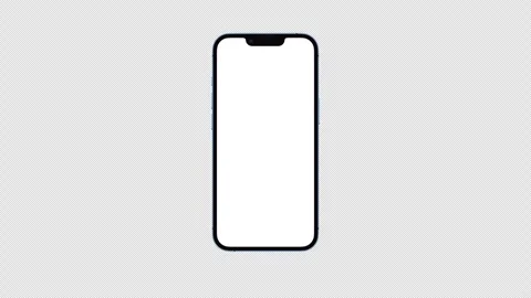 Creative animated smartphone mockup. Template on transparent background. Stock Footage 255717911