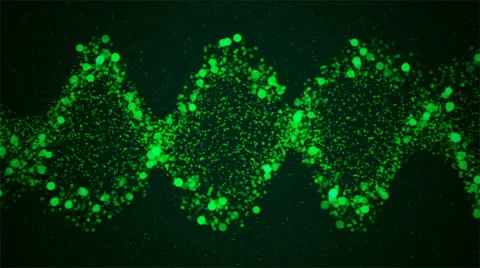 Creative animation of DNA UHD with alpha Stock Footage 65767401