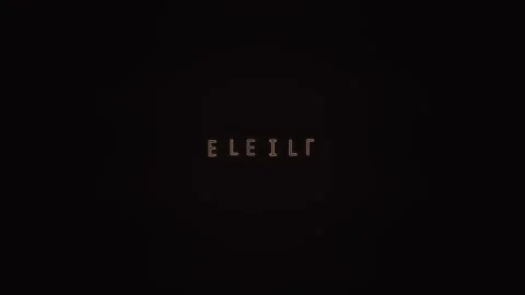 Creative animation of glowing text in dark background 動画素材 339369981