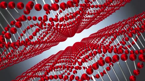 Creative animation showcases dynamic red pins forming a captivating pattern.. 스톡 동영상 333445875