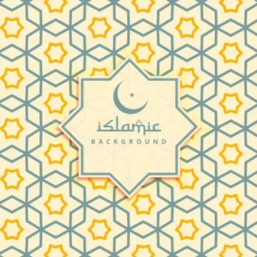 Creative arabic background pattern Stock Illustration