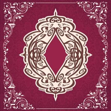 Creative Arabic Islamic Calligraphy of text Eid Mubarak in floral frame for.. Illustrazione stock