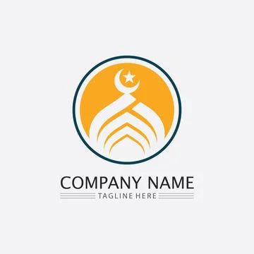Creative Arabic Islamic Ramadan Kareem in crescent moon shape with lamp for.. Ilustração Stock
