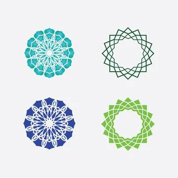 Creative Arabic Islamic Ramadan Kareem in crescent moon shape with lamp for.. Ilustração Stock