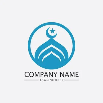 Creative Arabic Islamic Ramadan Kareem in crescent moon shape with lamp for.. Stockillustratie
