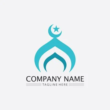 Creative Arabic Islamic Ramadan Kareem in crescent moon shape with lamp for.. Ilustração Stock