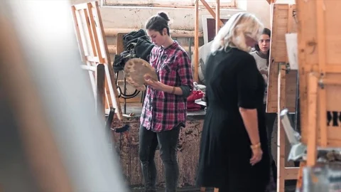 Creative Art School Stock-Footage 77398121