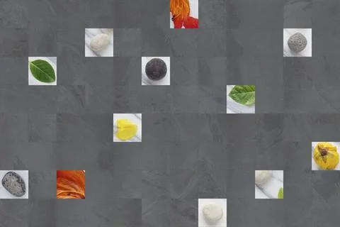 Creative art work, design, pattern, mixed, patch, colorful graphics mixed. Stock Photos