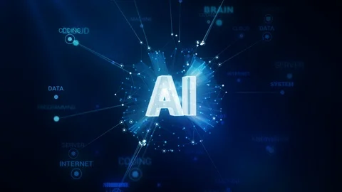 Creative Artificial Intelligence Concept Animation Vídeos de archivo 122767600