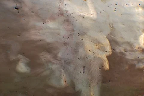 Creative artwork by welding copper and gold metal Stock Photos
