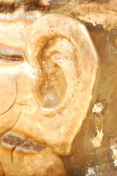 Creative artwork by welding copper and gold metal Stock Photos