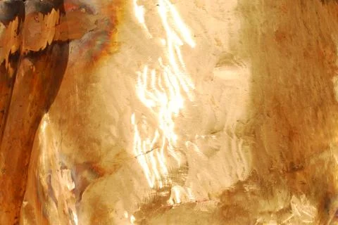 Creative artwork by welding copper and gold metal Stock-Fotos