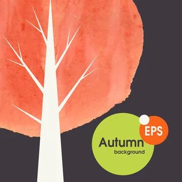 Creative Autumn Background Creative Autumn Background. Vector Illustration... Stock Photos