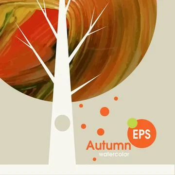 Creative Autumn Background Creative Autumn Background. Vector Illustration... Stock Photos
