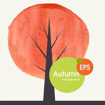Creative Autumn Background Creative Autumn Background. Vector Illustration... Stock Photos