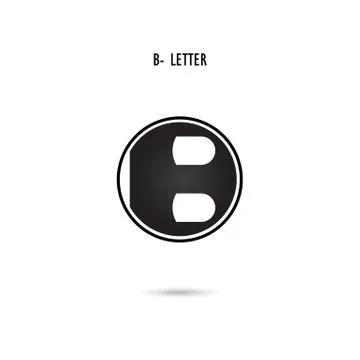 Creative B-letter icon abstract logo design.B-alphabet symbol.Corporate busin Stock Illustration