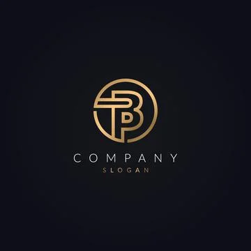 Creative B Letter Logo Icon Design Template with Circle Shape. Illustrazione stock