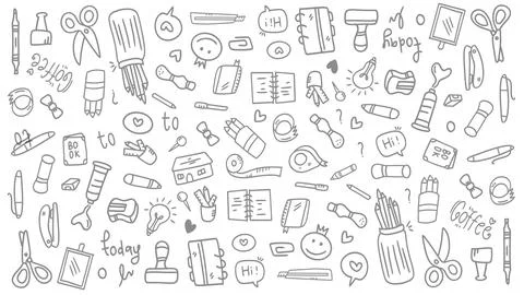 Creative back to school vector design Illustrazione stock