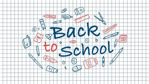 Creative back to school vector design Stock-Illustration