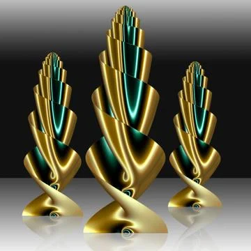 Creative background with 3D rendered element 스톡 일러스트
