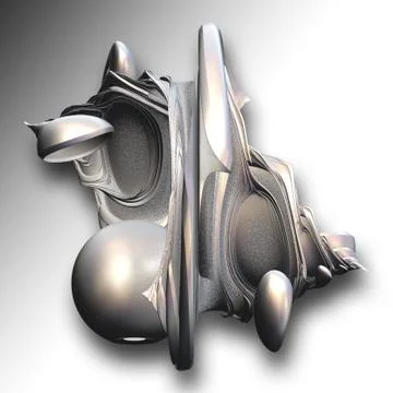 Creative background with 3D rendered element 스톡 일러스트