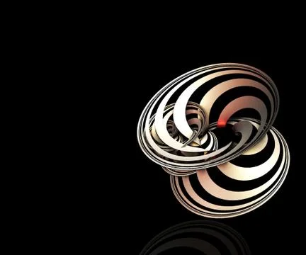 Creative background with 3D rendered element 스톡 일러스트