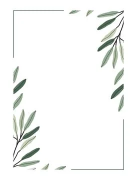 Creative background Abstract modern geometric with floral, Empty printable .. Stock Illustration