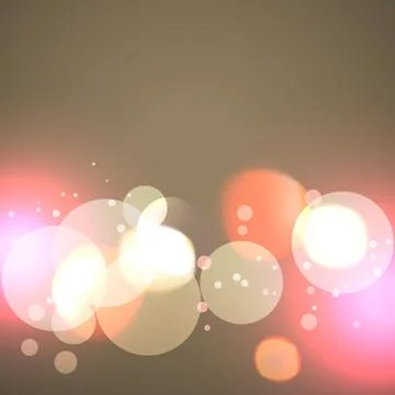 Creative background of bokeh lights Stock Illustration