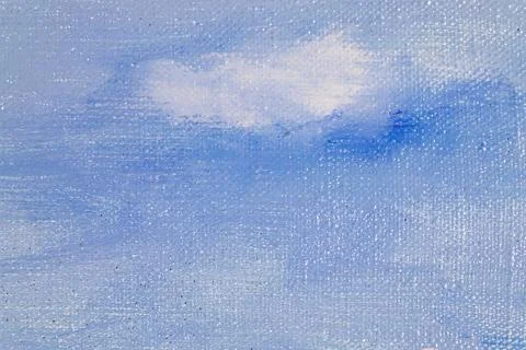 Creative background, celestial color primer on the surface of linen canvas, t Foto stock