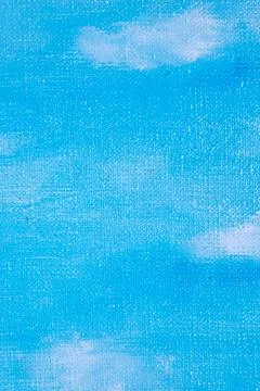 Creative background, celestial color primer on the surface of linen canvas, t Stock Photos