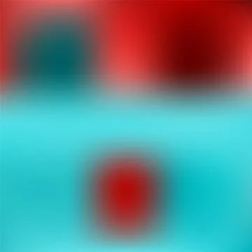 Creative Background. Defocused Blue and Red Color Blurred Backdrop Stock Illustration