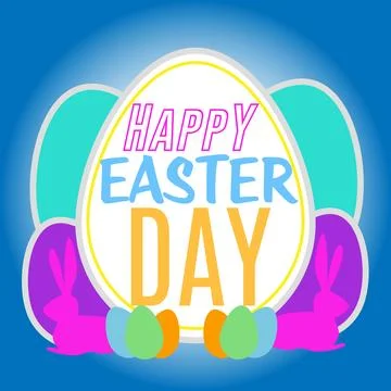 Creative background for easter day for your holiday Stockillustratie