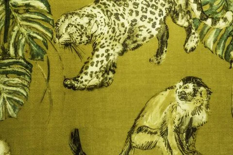 Creative Background with Graphic Elements and Watercolor Effect Foto stock