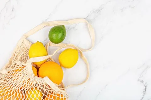Creative background made of summer tropical fruits with grapefruit, orange, t Foto stock