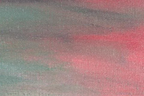 Creative background of multi-colored primers on linen canvas surface, toning, Stock Photos