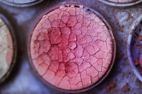 Creative Background Of Old Poster Paint With Cracks And Scratches Fotos de archivo