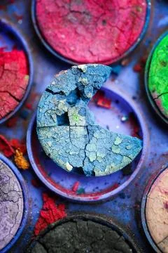 Creative Background Of Old Poster Paint With Cracks And Scratches Fotos de archivo