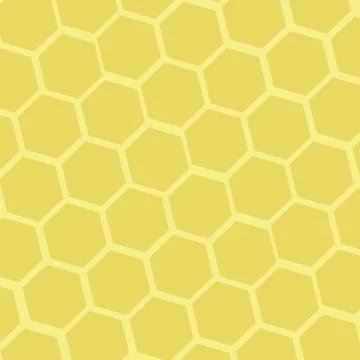 Creative Background of Pale Yellow Honeycomb for Agricultural Idea. Mesh Pattern Stock Illustration