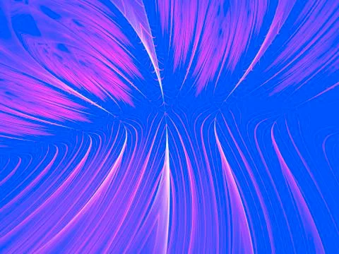 Creative background plant leaves, waves and sinuous shapes, decorative image  Stock Illustration