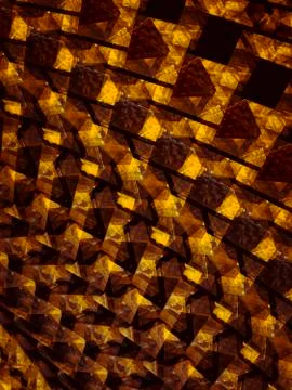 Creative background with powerful and bright abstract sun, waves and sinuous  Stock Illustration