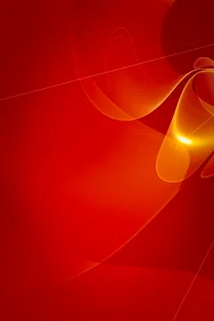 Creative background with powerful and bright abstract sun, waves and sinuous  Stock Illustration
