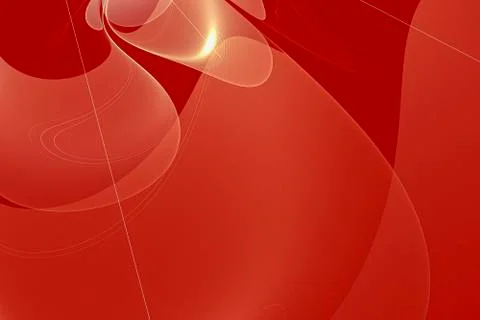 Creative background with powerful and bright abstract sun, waves and sinuous  Stock Illustration