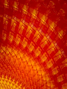 Creative background with powerful and bright abstract sun, waves and sinuous  Stock Illustration