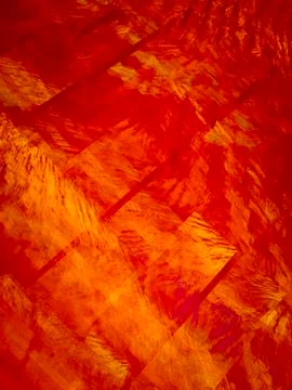 Creative background with powerful and bright abstract sun, waves and sinuous  Stock Illustration
