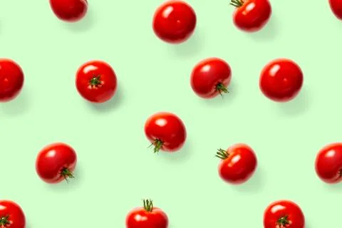 Creative background from red tomatoes. Abstract background. of isolated ripe  Stock Photos