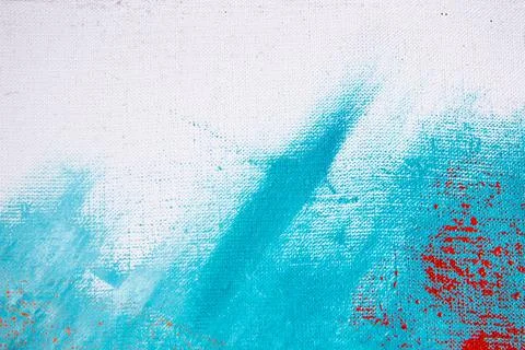 Creative background, a spot of  colored primer rubbed on the surface of a lin Stock Photos