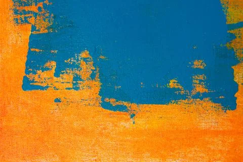 Creative background, a spot of  colored primer rubbed on the surface of a lin Stock Photos