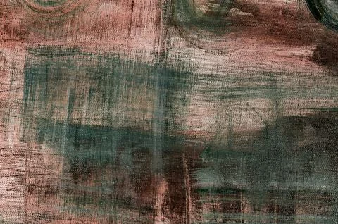 Creative background, a spot of  colored primer rubbed on the surface of a lin Stock Photos