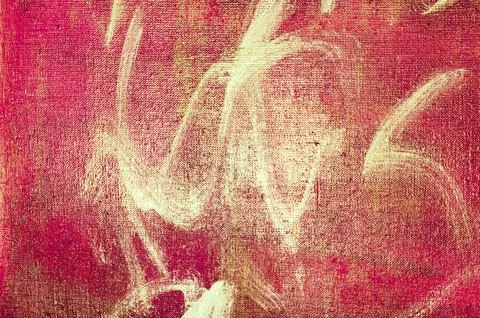 Creative background, a spot of  colored primer rubbed on the surface of a lin Stock Photos