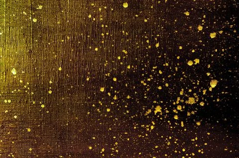 Creative background, a spot of  colored primer rubbed on the surface of a lin Stock Photos